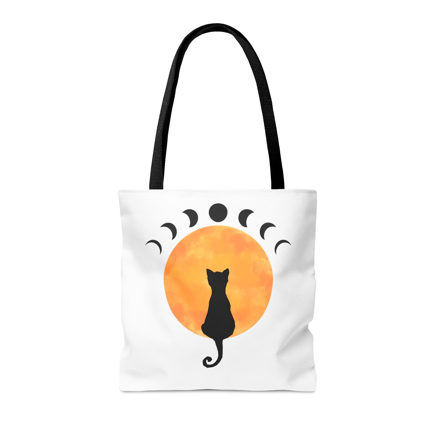 Tote Bag - Black Cat Moon Phases