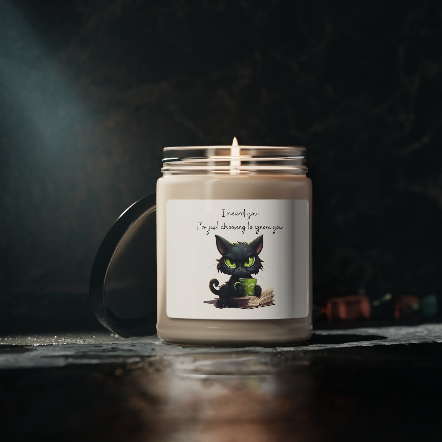 Scented Soy Candle, 9oz - I Heard You